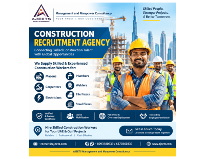 Construction Recruitment Agency for Skilled Workers | AJEETS