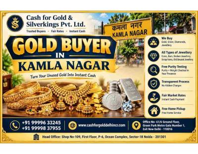 Gold Buyer in Kamla Nagar with Trusted Gold Buyers