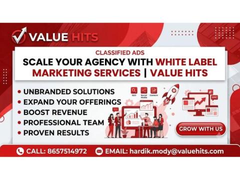 Scale Your Agency With White Label Marketing Services | Value Hits
