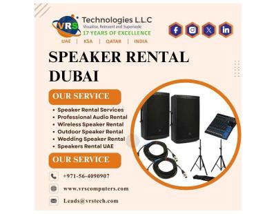 How Can Speaker Rental Dubai Improve Event Sound Quality?