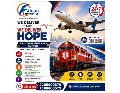 Falcon Best Patient Shifting Ambulance in Delhi- ensuring transfer with effectiveness