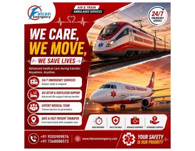 Falcon Hi Tech Train Ambulance in Chennai- never compromise with your needs