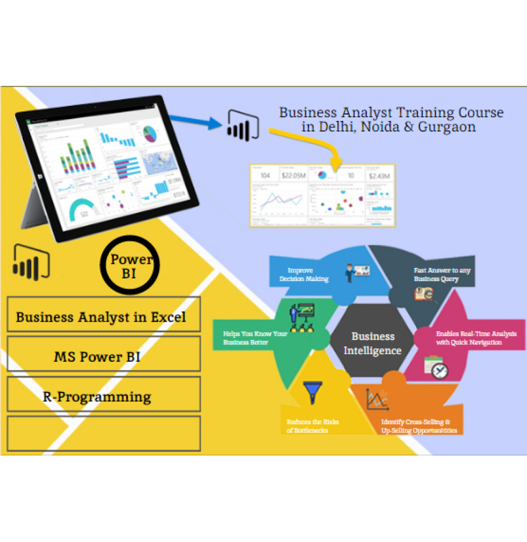 Business Analyst Certification Course in Delhi, 110097. Best Online Live Business Analytics 