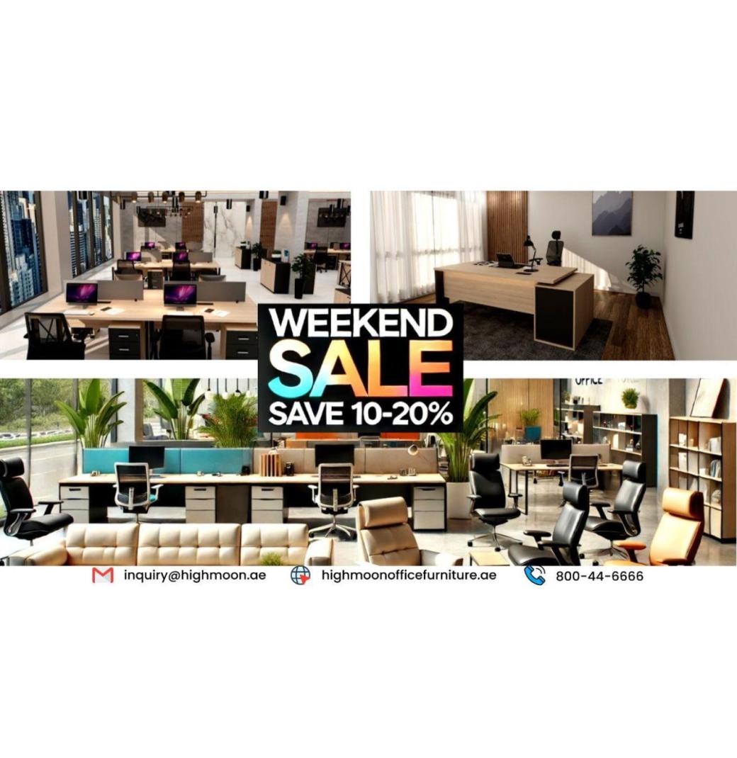 Office Furniture Weekend Sale – Huge Discounts Across GCC & Africa! 