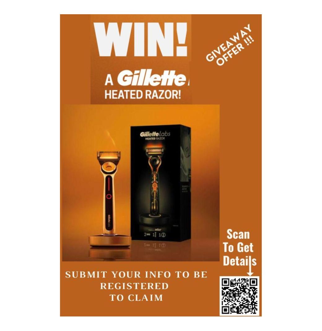 Claim Your $100 Gillette Heated Razor - 1/3