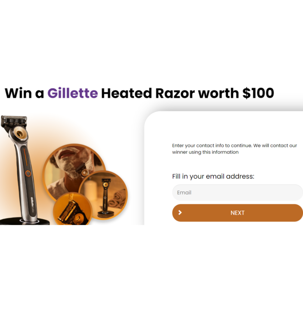 Claim Your $100 Gillette Heated Razor - 2/3