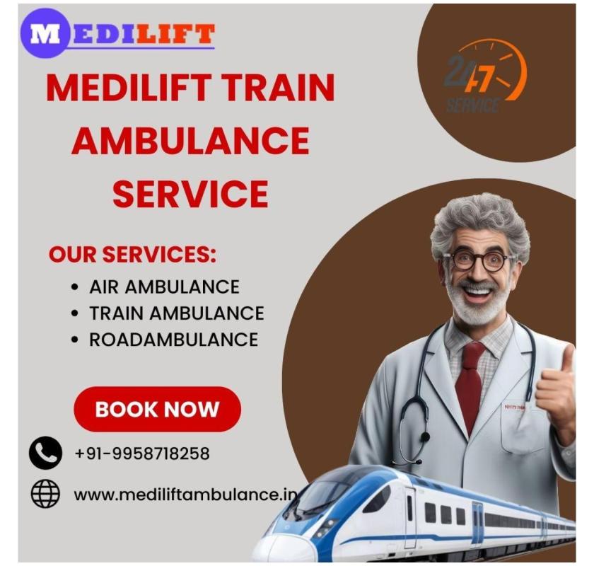 Choose Medilift Train Ambulance in Patna to get the Best Care at the Right Time.
