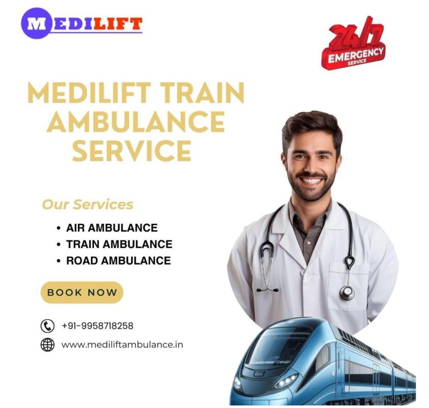 Medilift Train Ambulance in Ranchi is an Economical Option for Transportation
