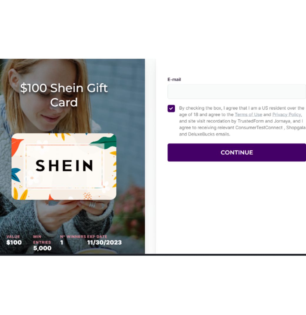  Get Your $100 Shein Gift Card Now!