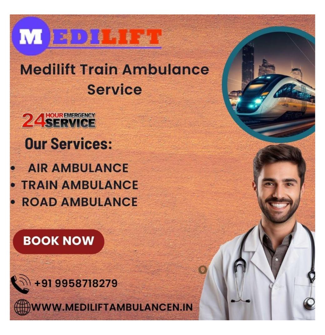 Medilift Train ambulance in Mumbai is the sickest patient transport service 