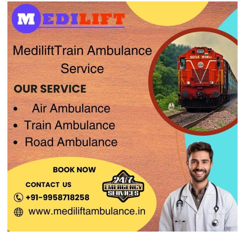Choose Medilift Train Ambulance in Mumbai for fast and safe patient transportation 