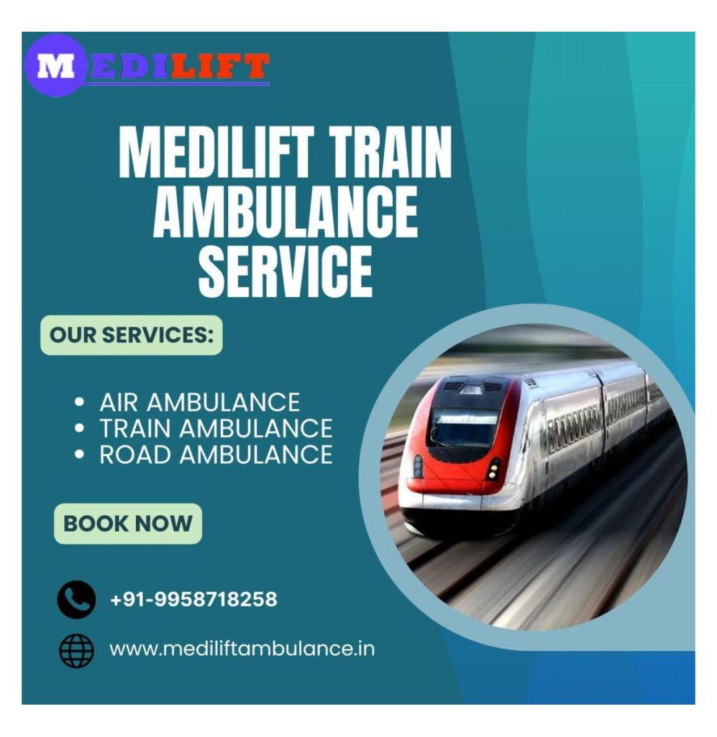 Medilift Train Ambulance in Allahabad is Equipped with the Top Medical Equipment