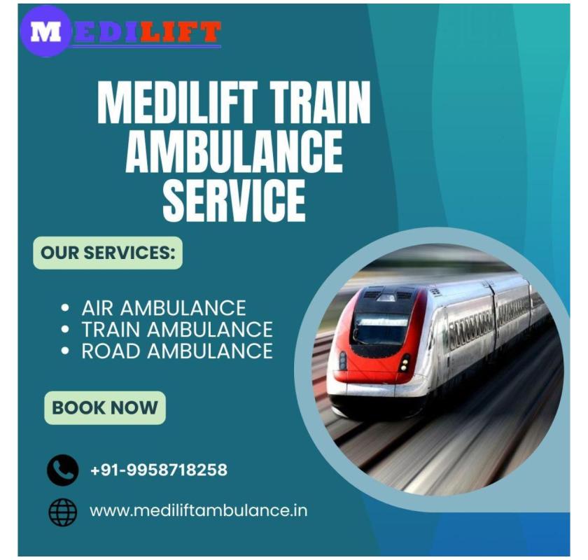 Medilift Train Ambulance in Allahabad is Equipped with the Top Medical Equipment