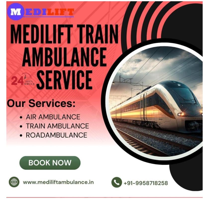Select Medilift Train Ambulance Service in Allahabad for the Best Quality Transfer 