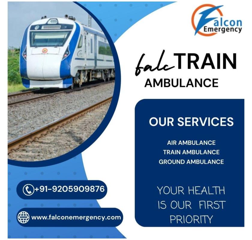 Use Falc Emergency Rail Ambulance Service in Delhi for emergency medical care needs