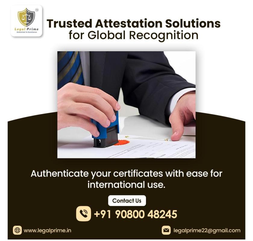 Document Attestation Services in Chennai