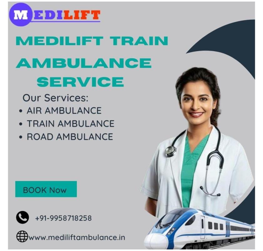 Medilift Train Ambulance in Allahabad Saves Time during Relocation Mission