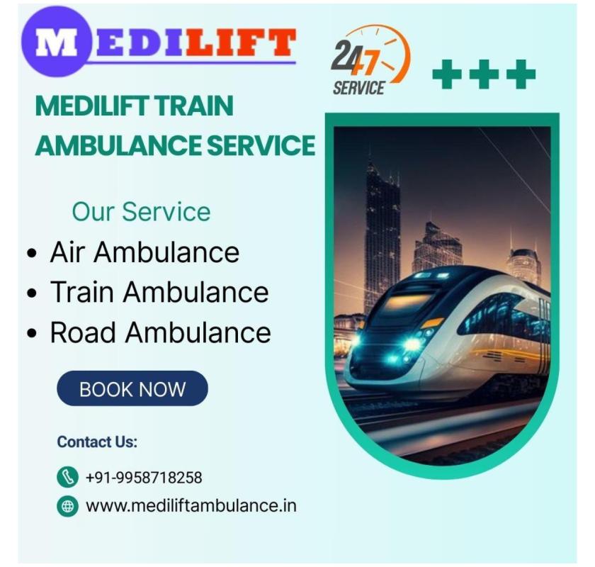 Get Top-Notch Treatment using Medilift Train Ambulance service in Allahabad