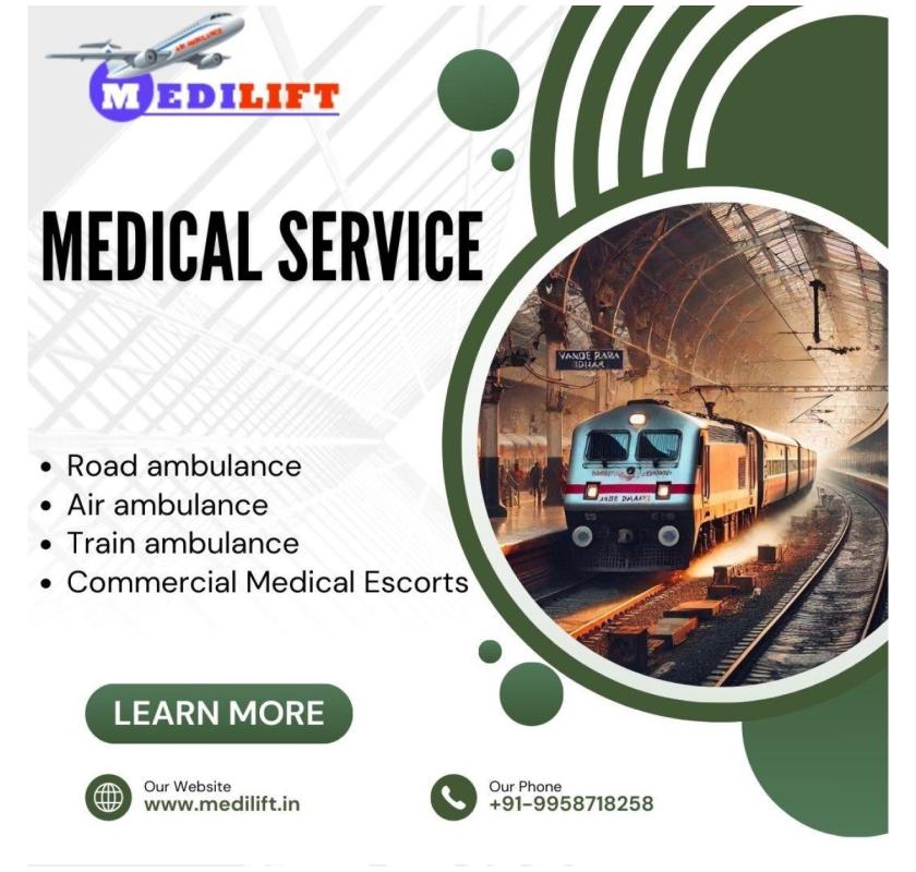 Book Medilift Train Ambulance for Quick Transfer Assistance in Raipur