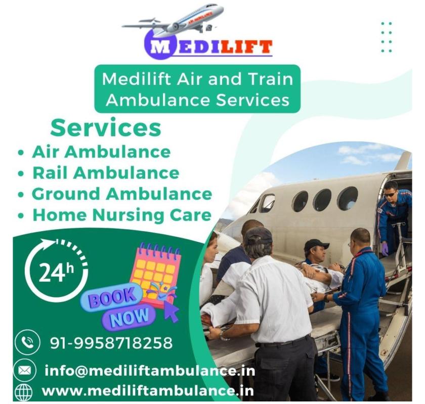 Medilift Train Ambulance is staffed with qualified personnel