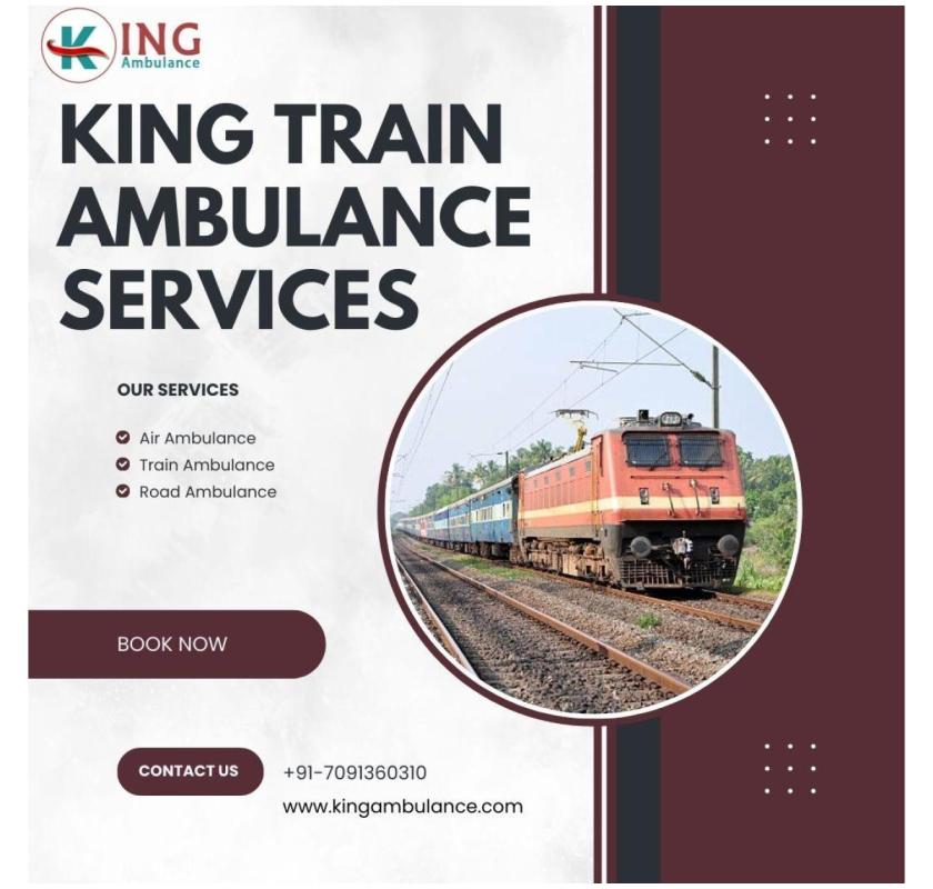 King Train Ambulance in Kolkata is equipped with the latest medical technology