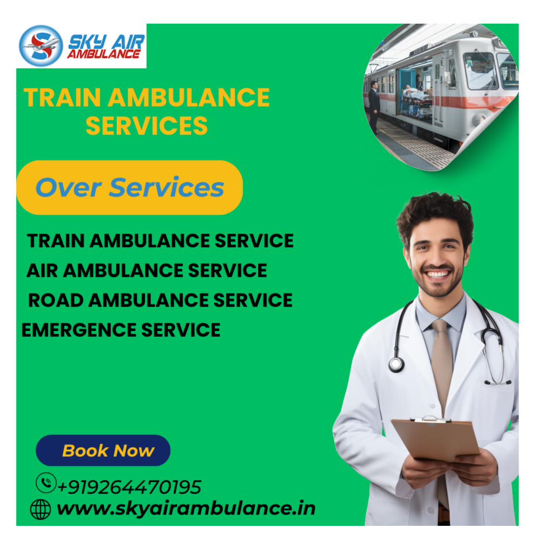Sky Train Ambulance in Patna provides Immediate Help during Emergencies