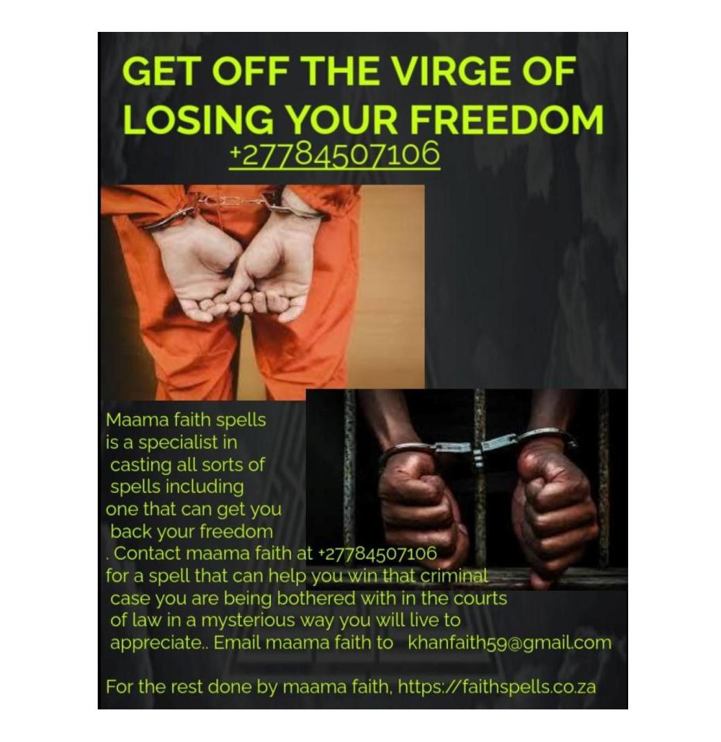 Get off the verge of losing your freedom