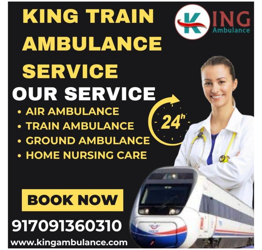Book King Train Ambulance in Raipur to Transport Your Patients Safely
