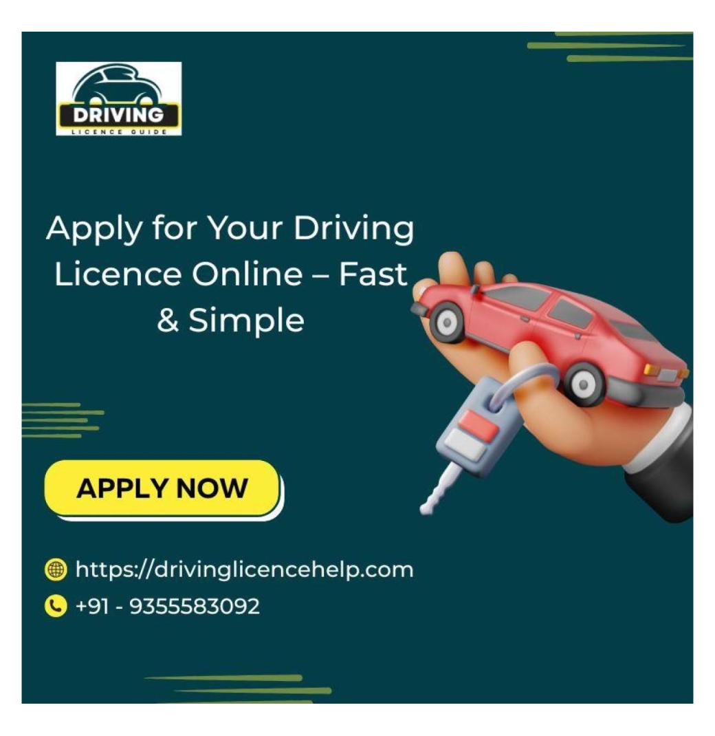 Apply for Your Driving Licence Online – Fast & Simple