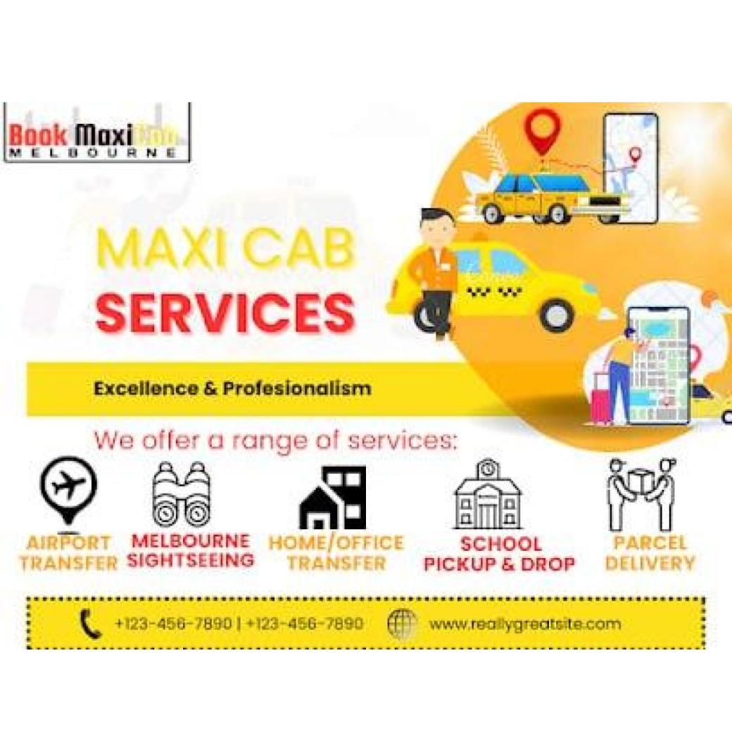 Best Luxury and Cheap Maxi Cab Booking Services in Melbourne - 2/3
