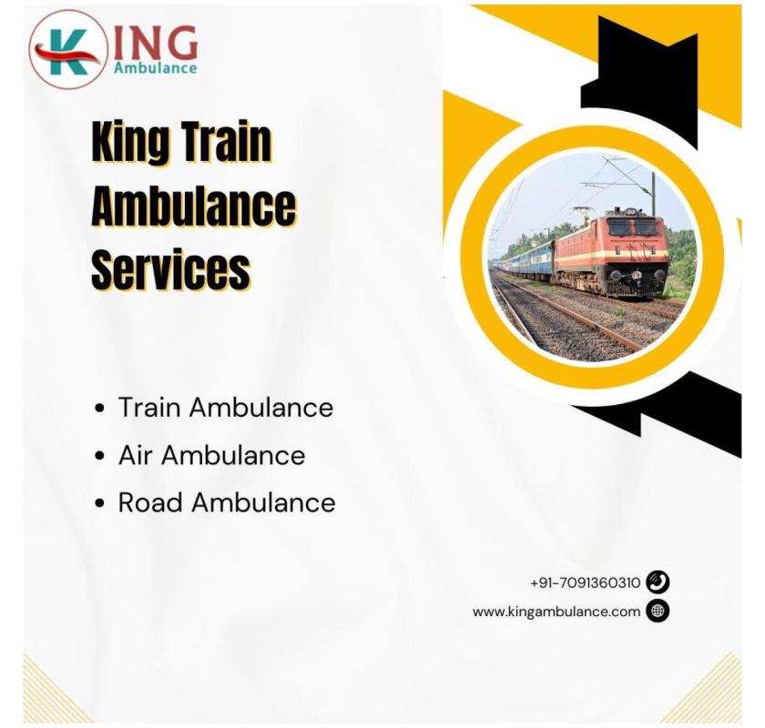  King Train Ambulance in Mumbai always ensures patient comfort and safety