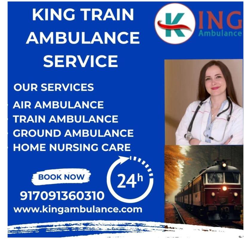 Get proper Medical Treatment from King Train Ambulance Services in Raipur