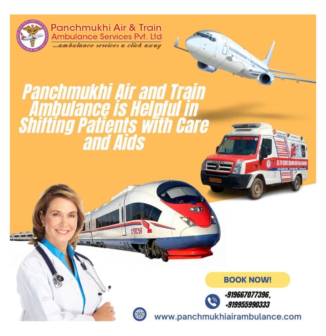  Panchmukhi Train Ambulance Service in Ranchi Made the Movement of Patients Easier 