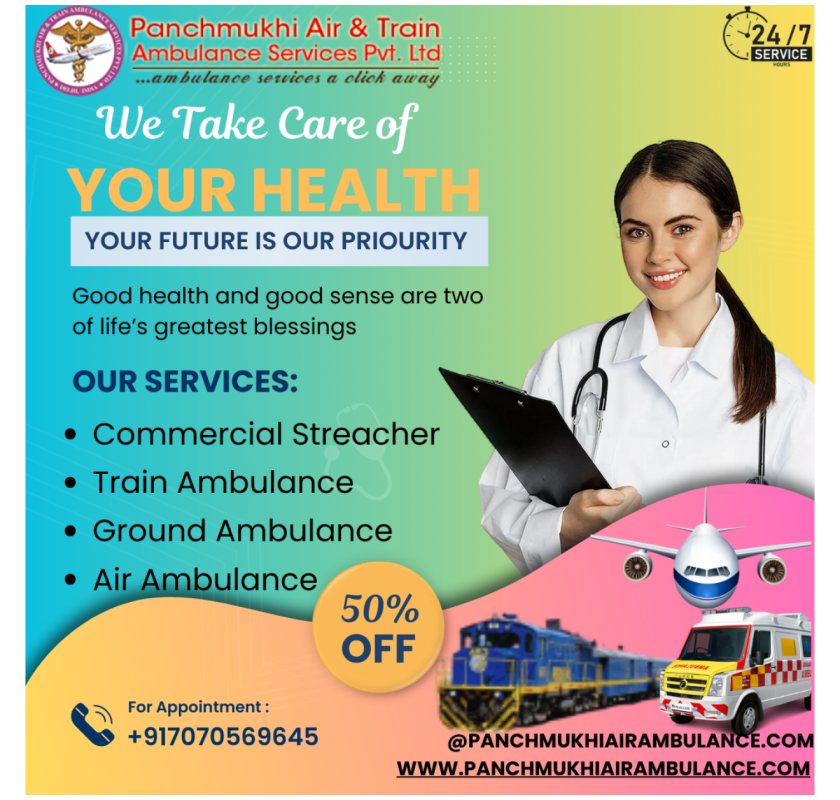 Quick Help Comes Your Way with Panchmukhi Train Ambulance Services in Guwahati