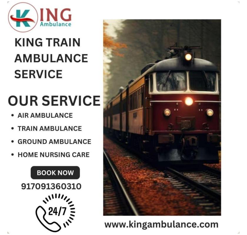 Book King Train Ambulance Service in Patna Now at the Best Prices