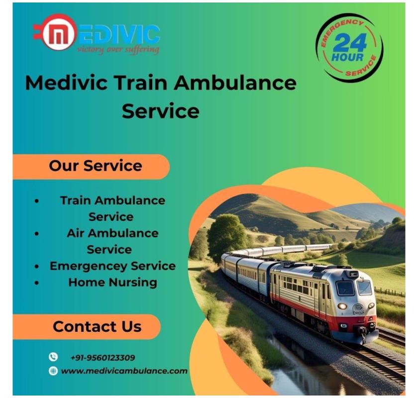 Medivic Train Ambulance Services in   Pune is built for Patient Comfort
