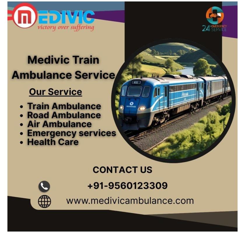 Medivic Train Ambulance Services in Ranchi offer a cost-effective and safe translocation