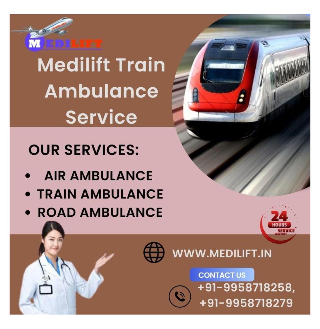  Hire Medilift Train Ambulance in Mumbai with modern medical tools