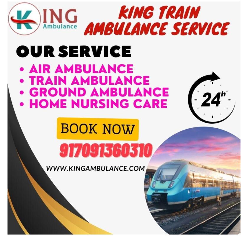 King Train Ambulance Services in Patna has a Qualified Medical Team