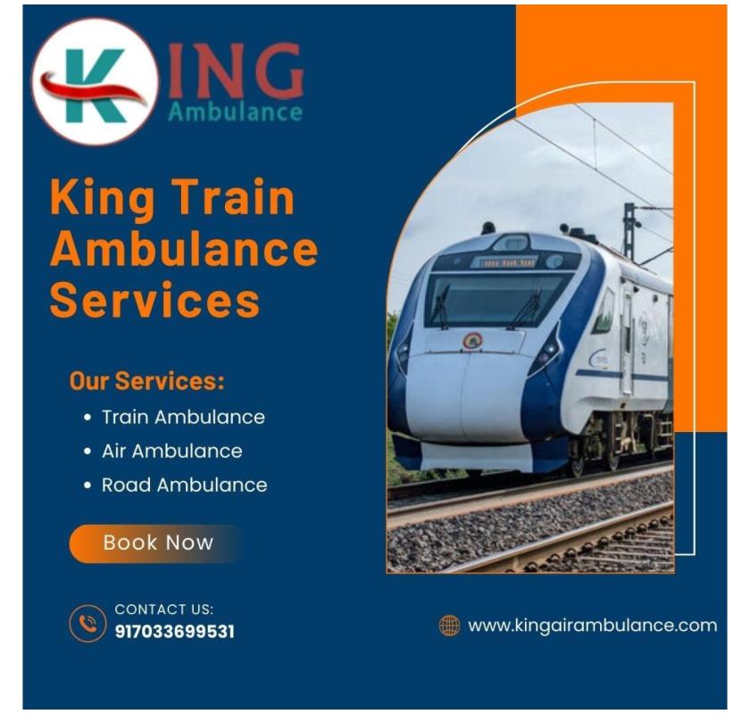 King Train Ambulances in Indore are now available for safe patient shift