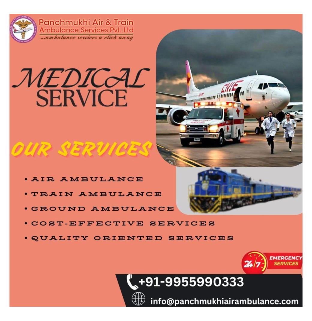 Comfort and Skilled Care Are Provided by Panchmukhi Train Ambulance Service in Pune 