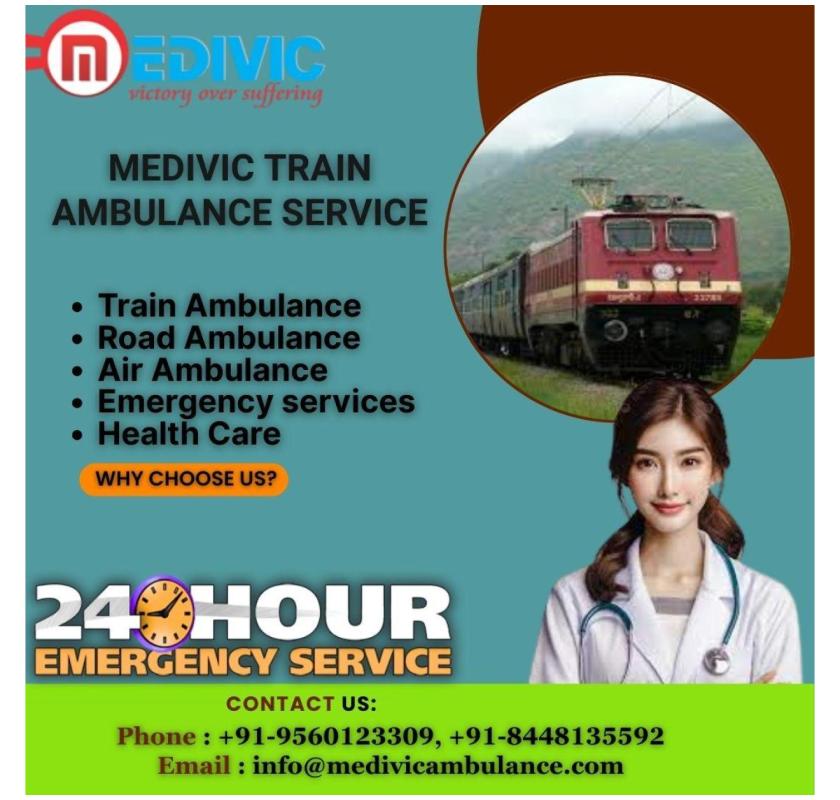Medivic Train Ambulance in Ranchi has set up its base Transportation facility