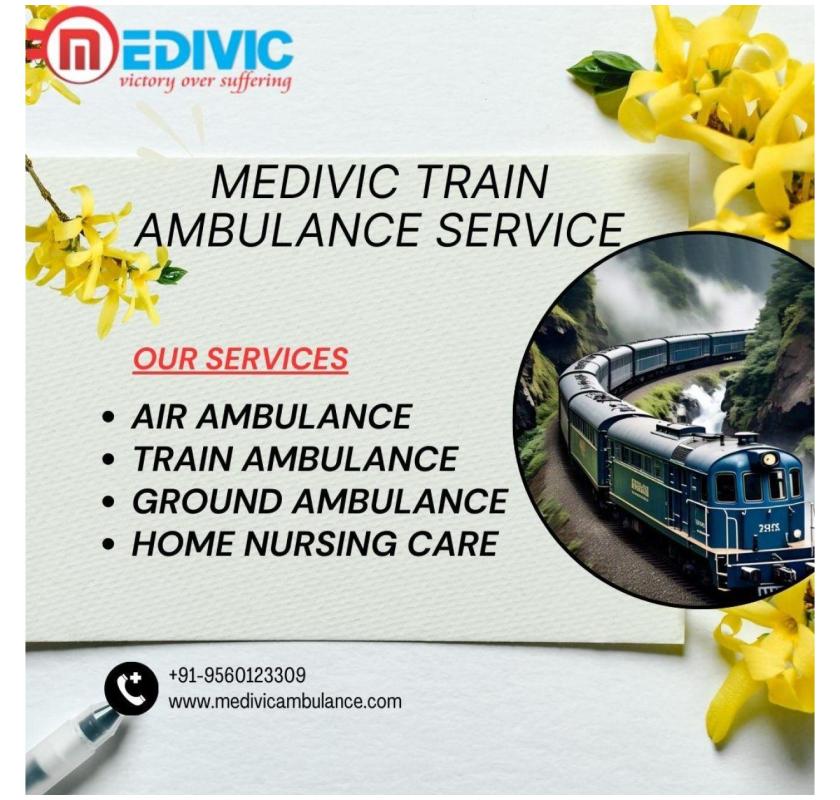 The most careful medical transfer service in Delhi is Medivic Train Ambulance