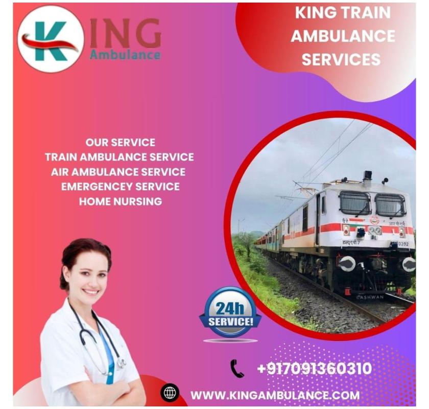 King Train Ambulance in Kolkata provides skilled crew during transfer