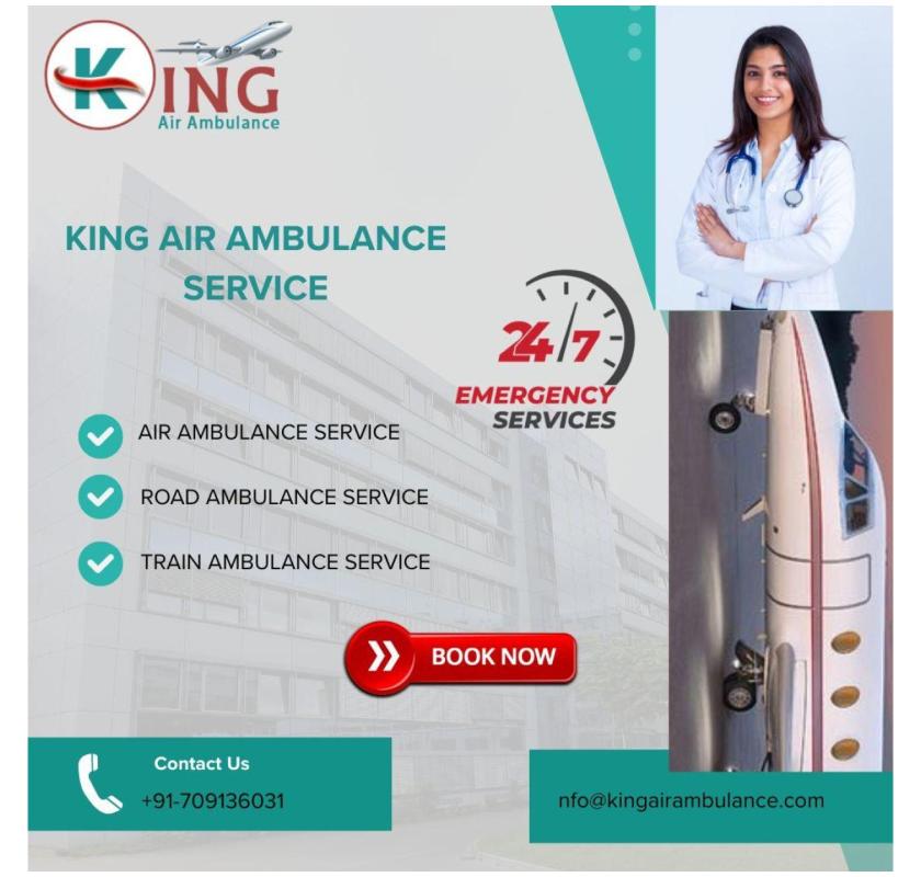 King Train Ambulance in Jabalpur provides the necessary equipment for better patient care