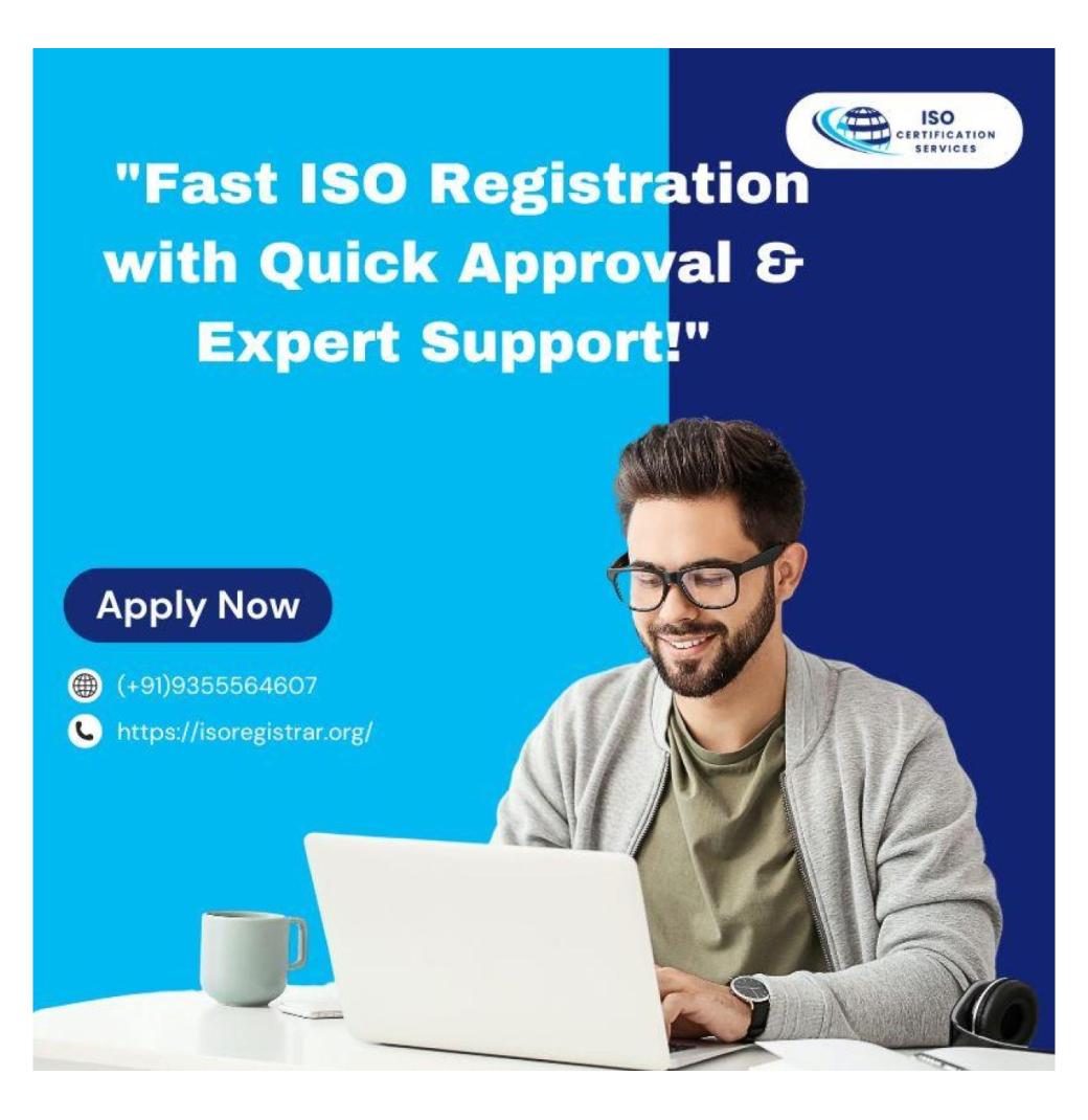 "Fast ISO Registration with Quick Approval & Expert Support!"