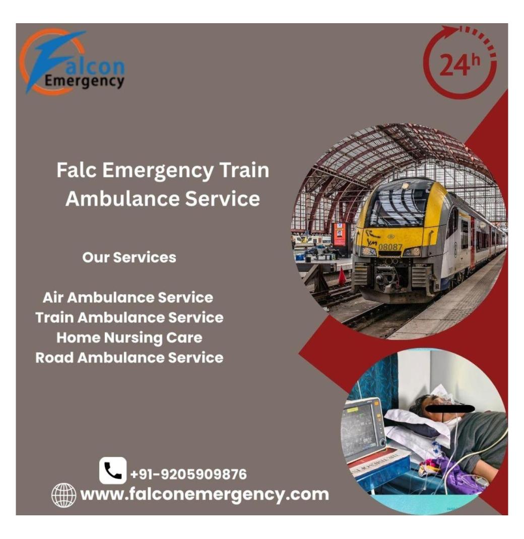 An ambulance for the Falc emergency train in Chennai. The trains are ready for any issue