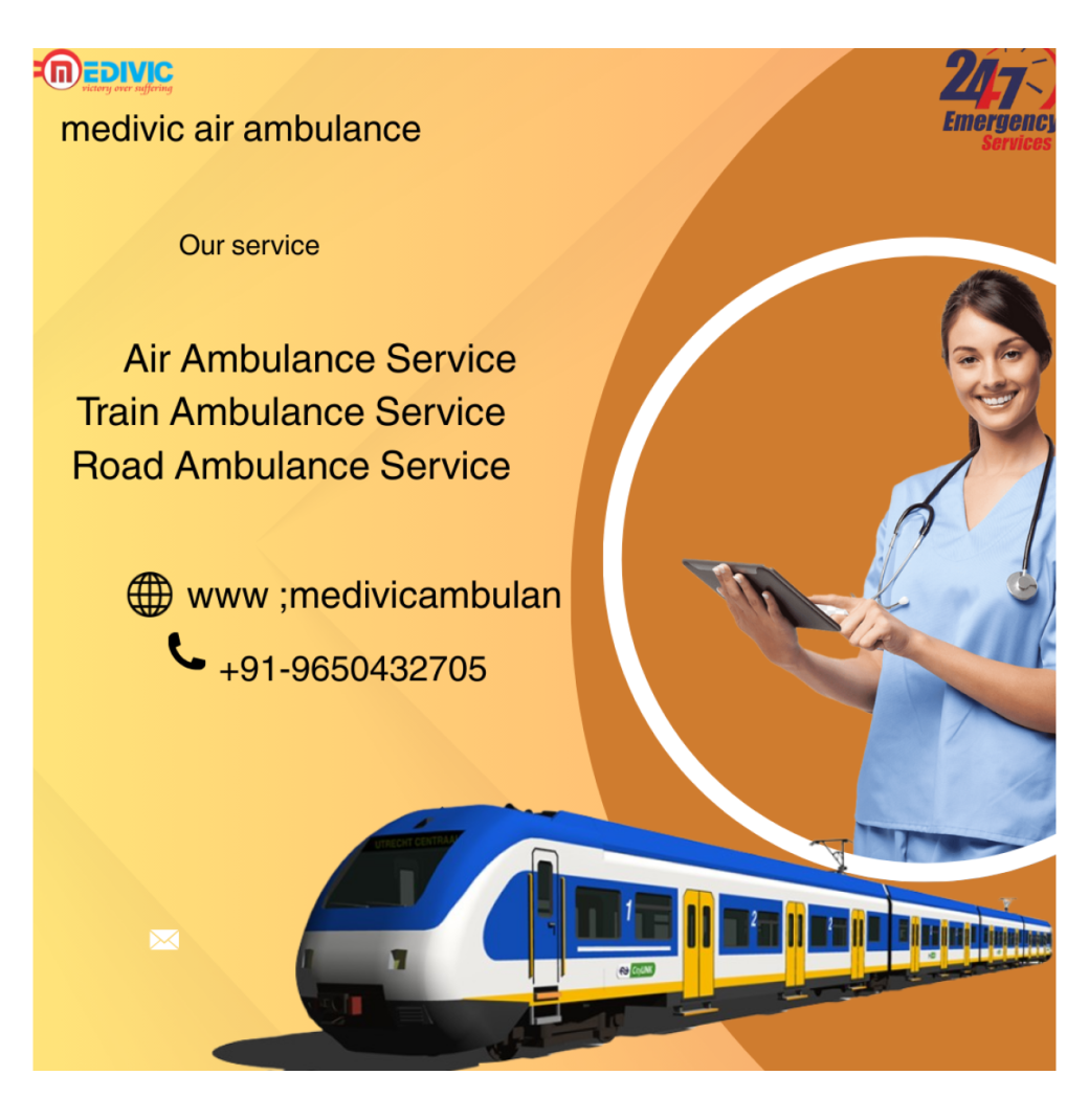   Medivic Train Ambulance Keeps a Close Watch on Patients' Health inIndore
