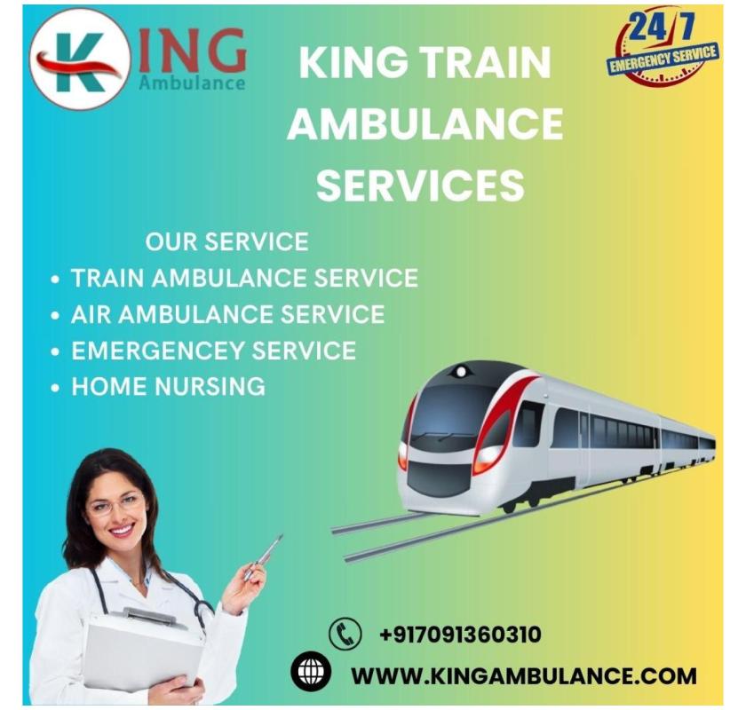  King Train Ambulance in Raipur Prioritizes Care during Long-Distance Transfer