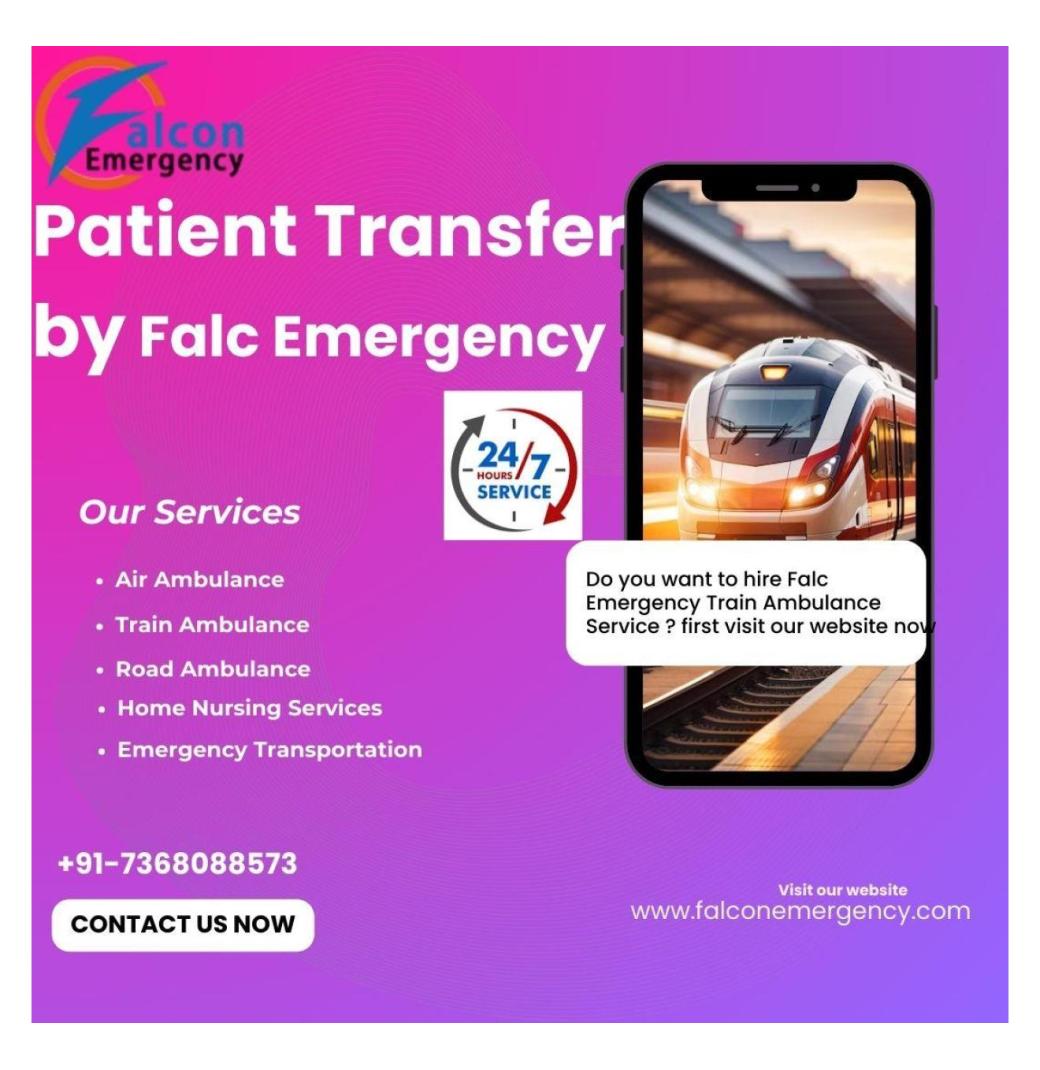 Falc Emergency Train Ambulance is a useful option for medical transportation in Mumbai